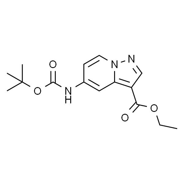 5-((叔丁氧基羰基)氨基)吡唑并[1，5-a]吡啶-3-羧酸乙酯