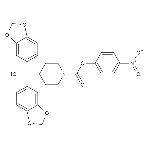 4-[双[苯并[d][1,3]二氧戊环-5-基](羟基)甲基]哌啶-1-甲酸4-硝基苯酯