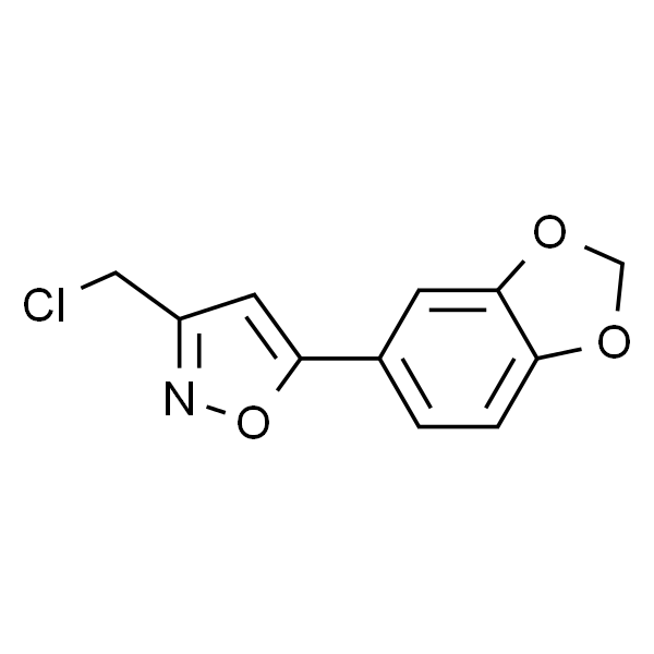 5-(1,3-苯并二氧戊-5-基)-3-(氯甲基)异噁唑