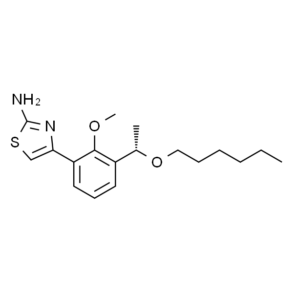 4-(3-((S)-1-(hexyloxy)ethyl)-2-methoxyphenyl)thiazol-2-amine