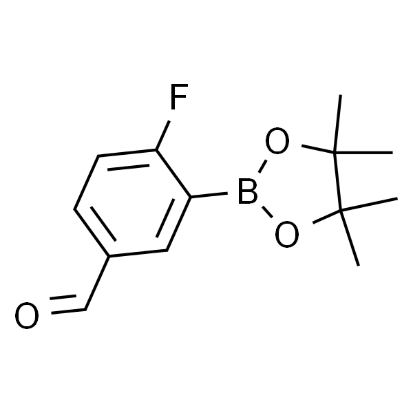 4-氟-3-(4,4,5,5-四甲基-1,3,2- 二氧硼硼烷-2-基)苯甲醛