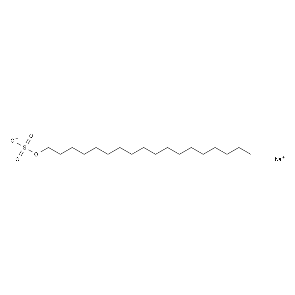 正十八烷基硫酸钠(干重), 水 <7%
