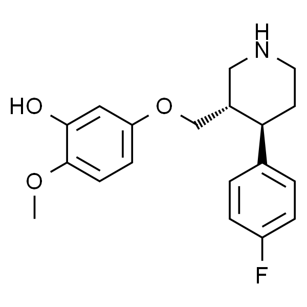 4-(4-氟苯基)-3-(4-甲氧基-3-羟基苯氧基甲基)哌啶