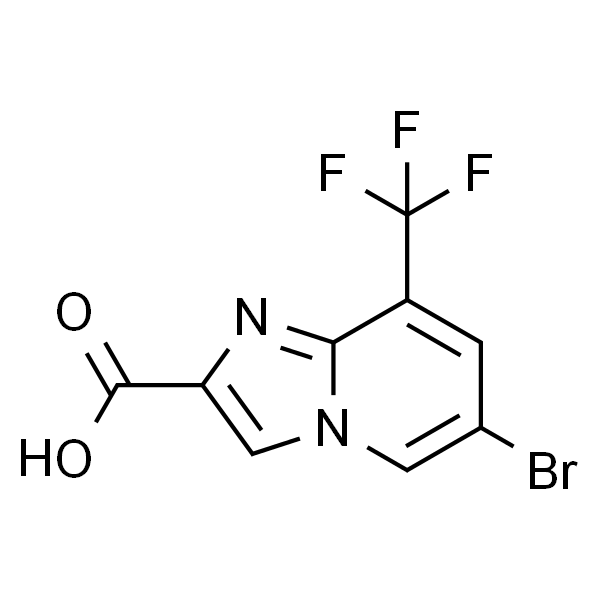 6-溴-8-(三氟甲基)咪唑并[1,2-a]吡啶-2-羧酸