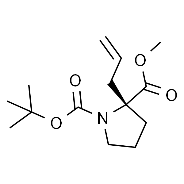 1,2-Pyrrolidinedicarboxylic acid, 2-(2-propen-1-yl)-, 1-(1,1-dimethylethyl) 2-methyl ester, (2R)-