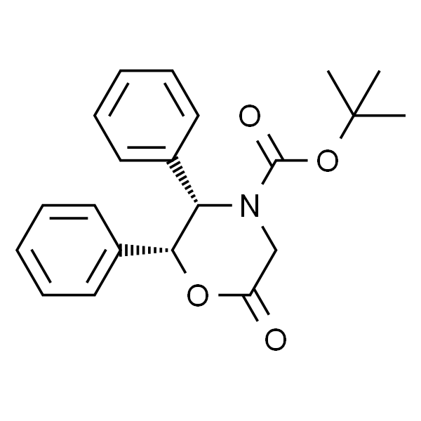 (2R,3S)-N-叔丁氧羰基-2,3-二苯基吗啉-6-酮