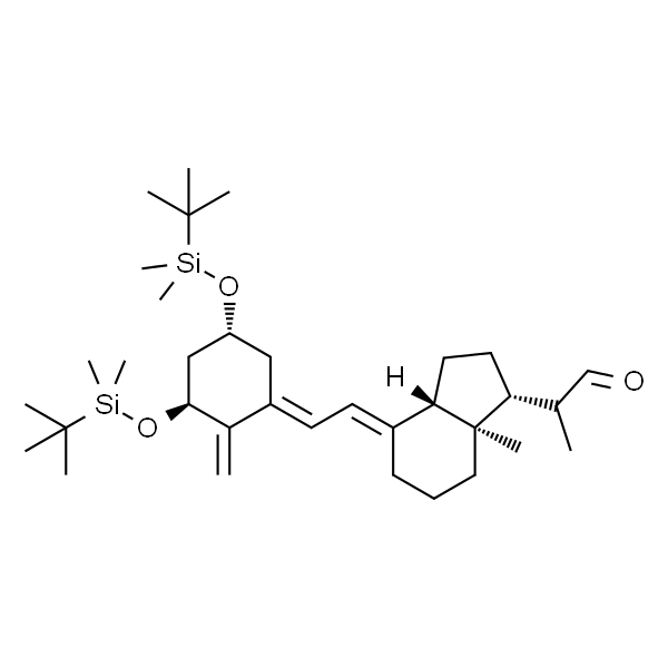 (1S,3R,5E,7E)-1,3-Bis-[(tert-butyldimethylsilyl)oxy]-9,10-secopregna-5,7,10-triene-20-carboxaldehyde