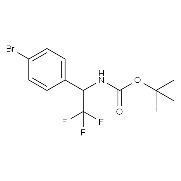 (1-(4-溴苯基)-2,2,2-三氟乙基)氨基甲酸叔丁酯