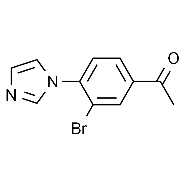 3-溴-4-(1-咪唑基)苯乙酮
