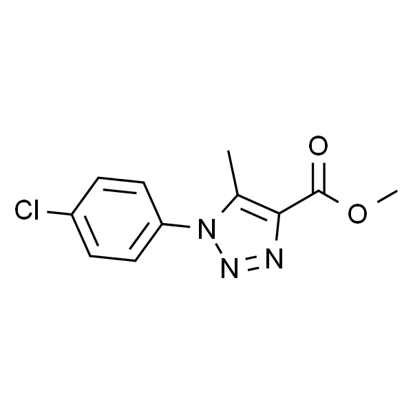 1-(4-氯苯基)-5-甲基-1,2,3-三唑-4-甲酸甲酯