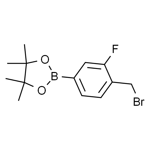 4-溴甲基-3-氟苯硼酸频那醇酯