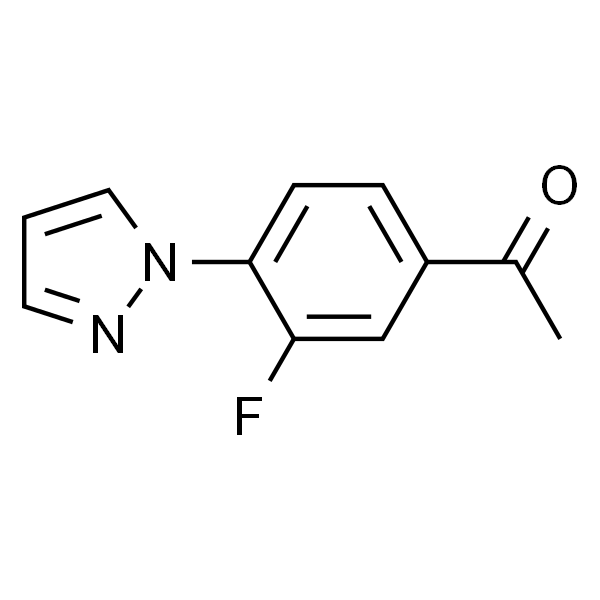 3-氟-4-(1-吡唑基)苯乙酮