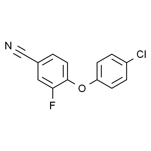 4-(4-氯苯氧基)-3-氟苯甲腈