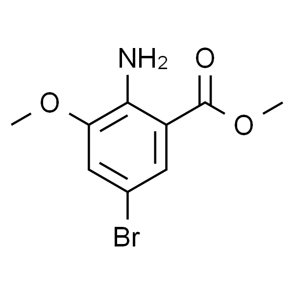 2-氨基-5-溴-3-甲氧基苯甲酸甲酯