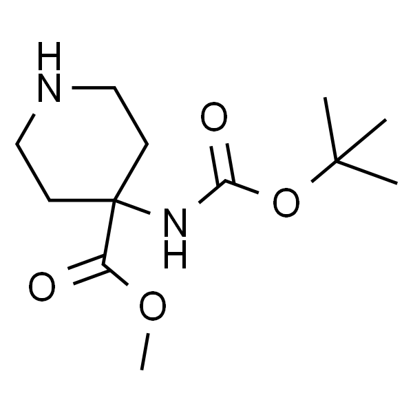 4-(Boc-氨基)哌啶-4-甲酸甲酯