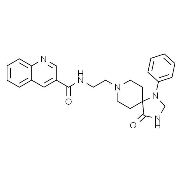 N-{2-[4-oxo-1-phenyl-1,3,8-triazaspiro(4.5)decan-8-yl]ethyl}quinoline-3-carboxamide