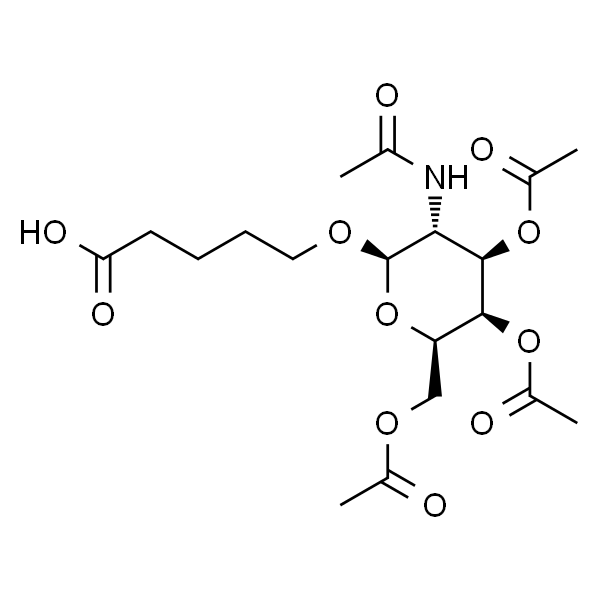 5-(((2R,3R,4R,5R,6R)-3-乙酰氨基-4,5-二乙酰氧基-6-(乙酰氧基甲基)四氢-2H-吡喃-2-基)氧基)戊酸