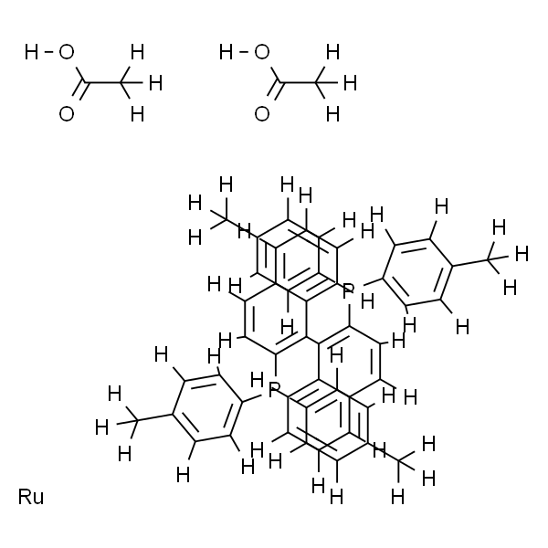 二乙酸[(R)-(+)-2,2''-双(二-对甲苯基膦)-1,1''-联萘基]钌(II)