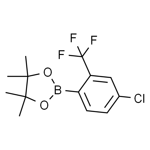 2-[4-chloro-2-(trifluoromethyl)phenyl]-4,4,5,5-tetramethyl-1,3,2-dioxaborolane