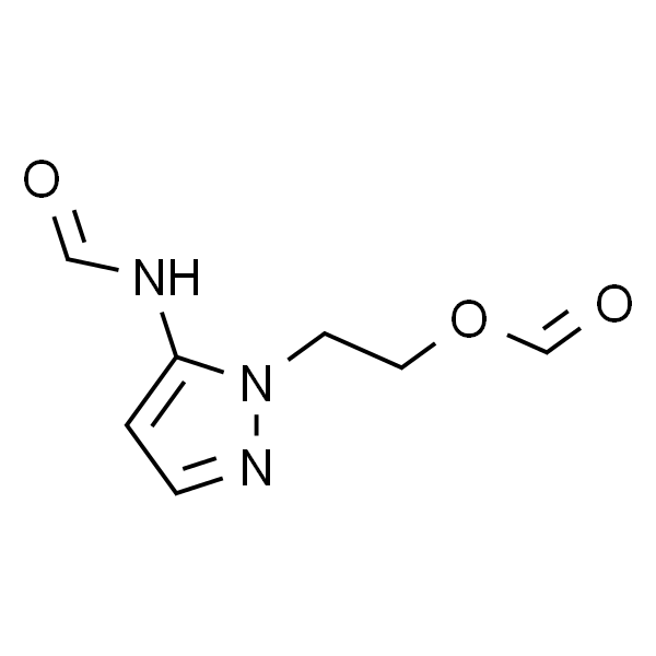 5-甲酰胺基-1-(2-甲酰氧乙基)-吡唑