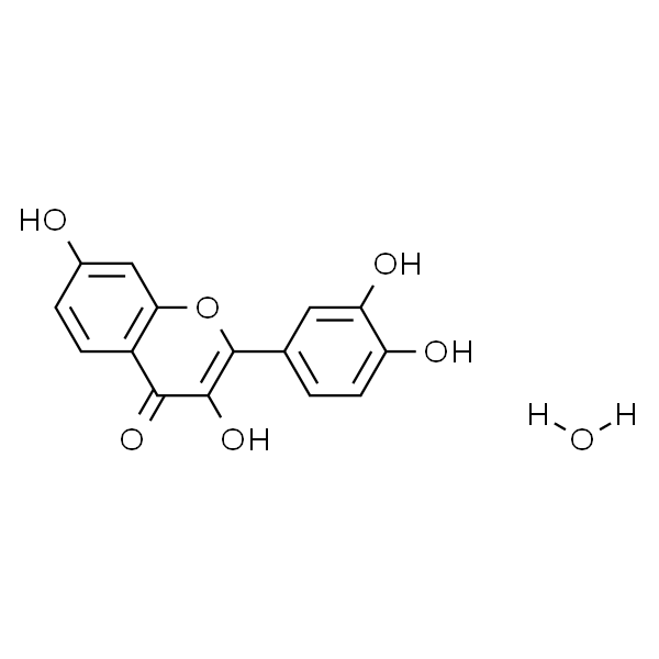 2-(3,4-二羟基苯基)-3,7-二羟基-4H-吡喃-4-酮水合物