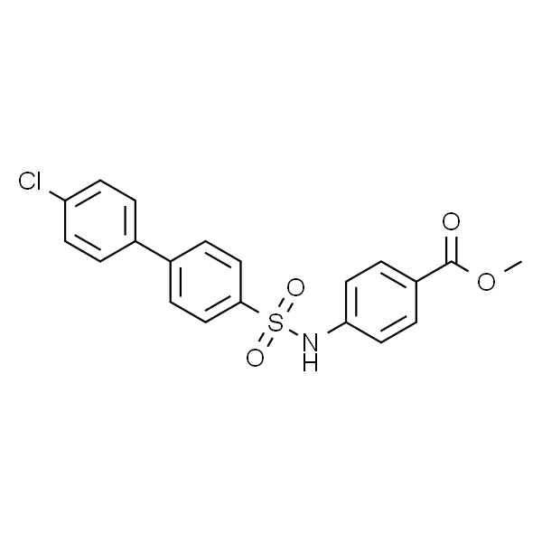 4-((4''-氯-[1,1''-联苯基])-4-磺酰氨基)苯甲酸甲酯