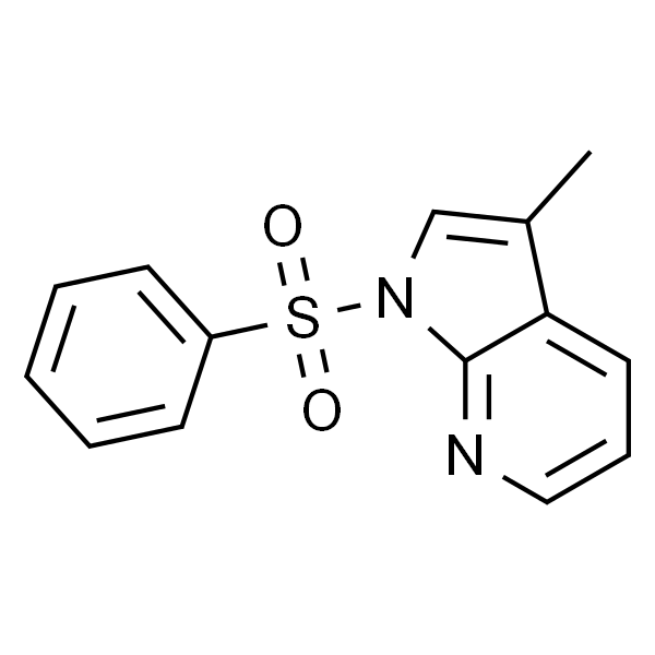 1H-Pyrrolo[2,3-b]pyridine, 3-Methyl-1-(phenylsulfonyl)-