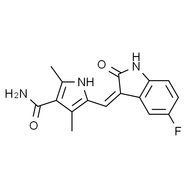 (Z)-5-((5-氟-2-氧吲哚-3-亚甲基)甲基)-2,4-二甲基-1H-吡咯-3-羧酰胺