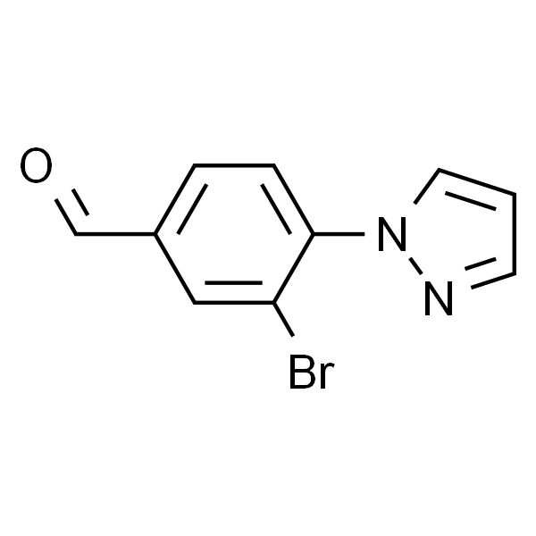 3-溴-4-(1-吡唑基)苯甲醛