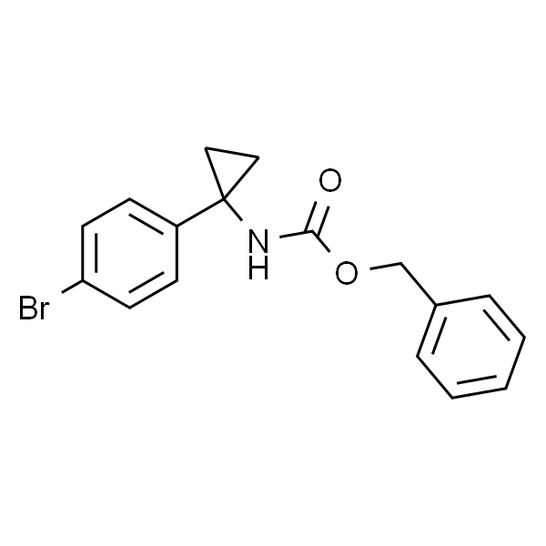 1-(4-溴苯基)环丙基氨基甲酸苄酯