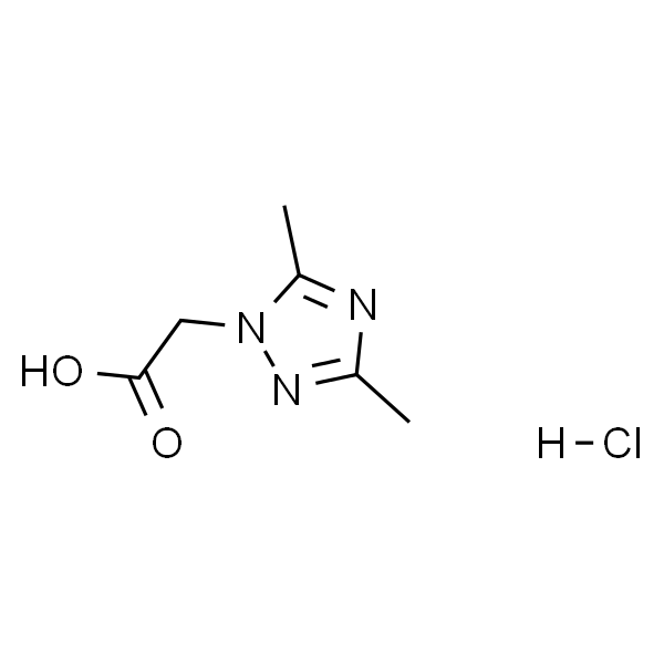 2-(3，5-二甲基-1H-1，2，4-三唑-1-基)乙酸盐酸盐