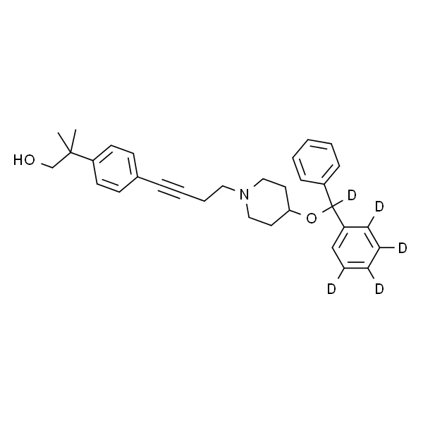 4-[4-(Diphenylmethoxy-d5)-1-piperidinyl]-1-[4-[(2-hydroxy-1,1-dimethyl)ethyl]phenyl]butyne