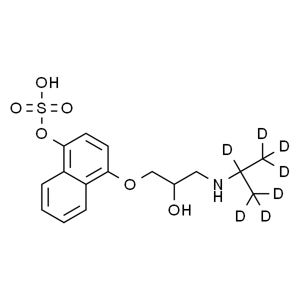 rac 4-Sulfoxy Propranolol-d7 Sodium Salt