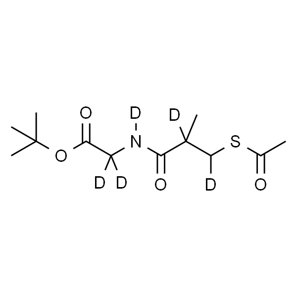 N-(3-Acetylthio-2-methylpropanoyl)glycine tert-Butyl Ester-d5