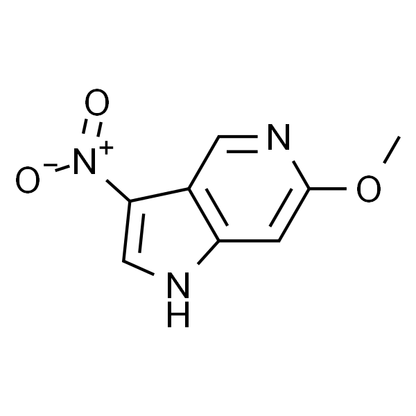 6-甲氧基-3-硝基-1H-吡咯并[3,2-c]吡啶