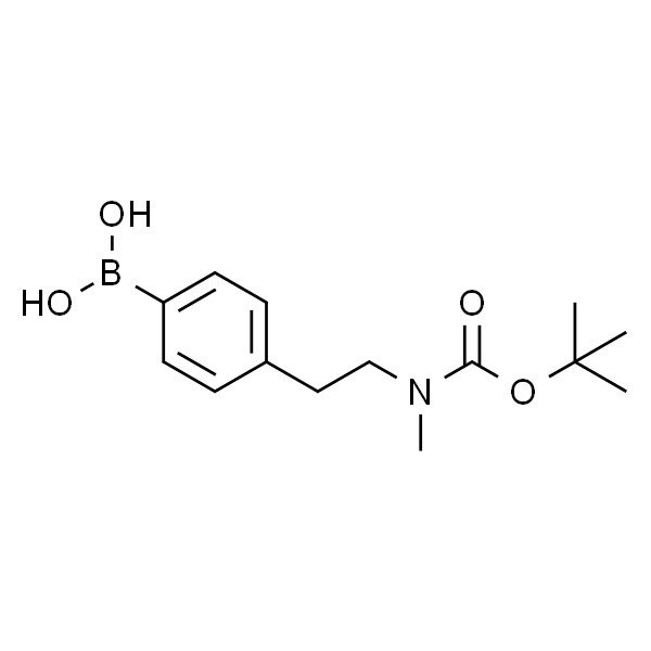 (4-(2-((叔丁氧羰基)(甲基)氨基)乙基)苯基)硼酸