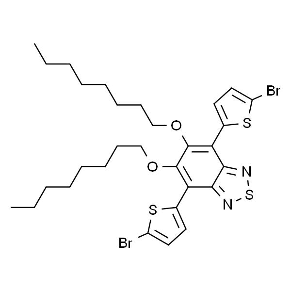 4,7-双(5-溴噻吩-2-基)-5,6-双(n-辛氧基)-2,1,3-苯并噻二唑