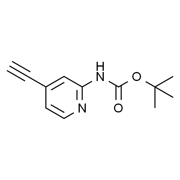 (4-炔基吡啶-2-基)氨基甲酸叔丁酯