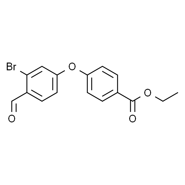 4-(3-溴-4-甲酰基苯氧基)苯甲酸乙酯