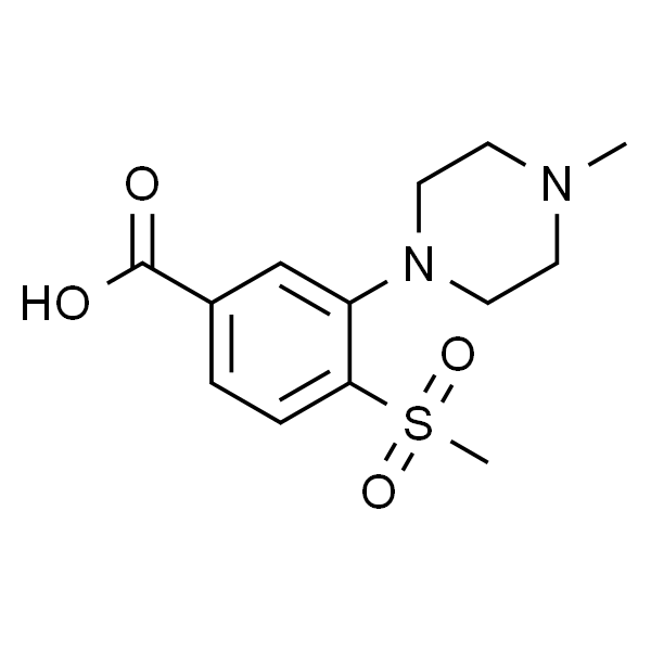 3-(4-甲基-1-哌嗪基)-4-甲砜基苯甲酸