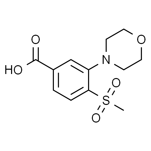 3-(4-吗啉基)-4-甲砜基苯甲酸