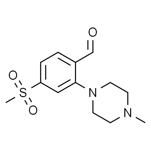 2-(4-甲基-1-哌嗪基)-4-甲砜基苯甲醛