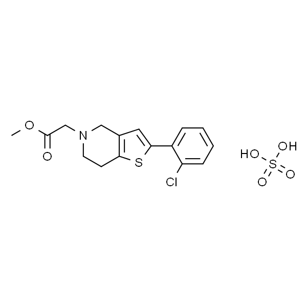 (S)-2-(2-氯苯基)-2-(6,7-二氢噻吩并[3,2-c]吡啶-5-基)乙酸甲酯硫酸盐