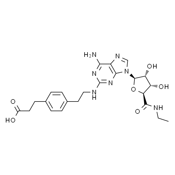 3-(4-(2-((6-氨基-9-((2R,3R,4S,5S)-5-(乙基氨甲酰)-3,4-二羟基四氢呋喃-2-基)-9H-嘌呤-2-基)氨基)乙基)苯基)丙酸