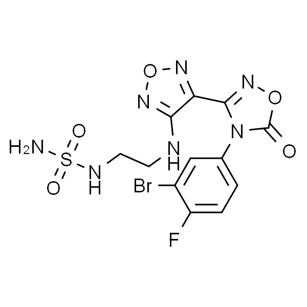 N-[2-({4-[4-(3-bromo-4-fluorophenyl)-5-oxo-4,5-dihydro-1,2,4-oxadiazol-3-yl]-1,2,5-oxadiazol-3-yl}amino)ethyl]sulfamide