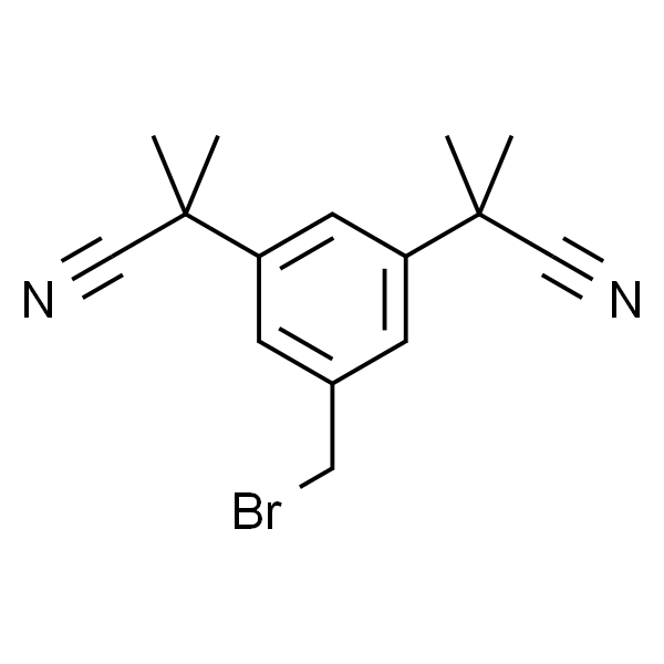 5-溴甲基-a,a,a',a'-四甲基-1,3-二乙氰基苯;阿那曲唑中间体
