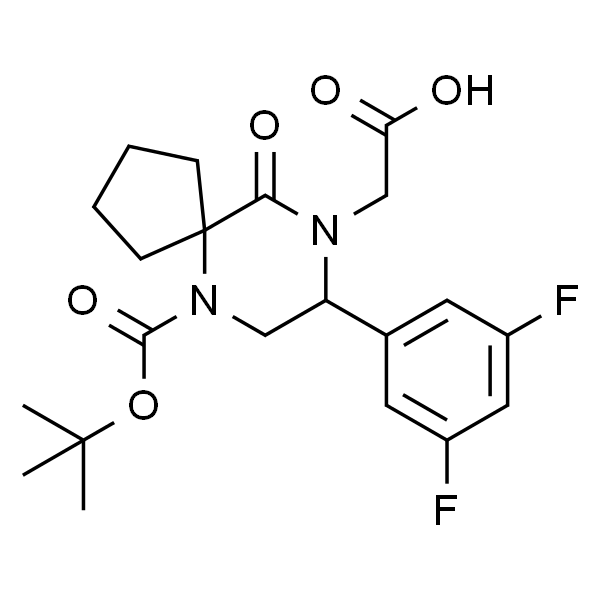(R)-2-(8-(3,5-difluorophenyl)-6-(ethoxycarbonyl)-10-oxo-6,9-diazaspiro[4.5]decan-9-yl)acetic acid