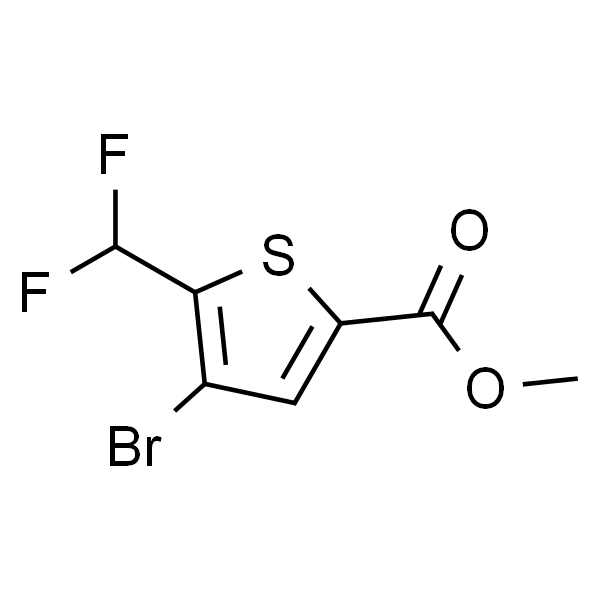 4-溴-5-(二氟甲基)噻吩-2-羧酸甲酯
