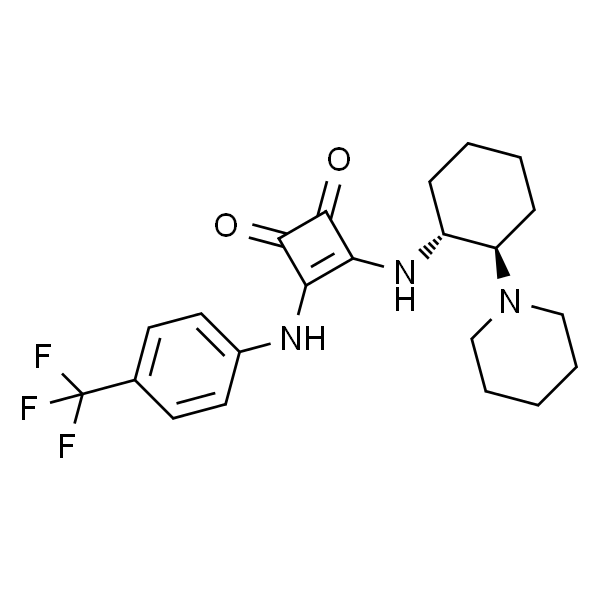 3-[[(1R,2R)-2-(1-哌啶基)环己基]氨基]-4-[[4-(三氟甲基)苯基]氨基]-3-环丁烯-1,2-二酮
