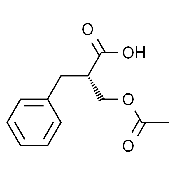 Benzenepropanoic acid, α-[(acetyloxy)methyl]-, (αS)-